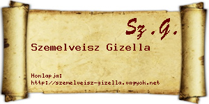 Szemelveisz Gizella névjegykártya